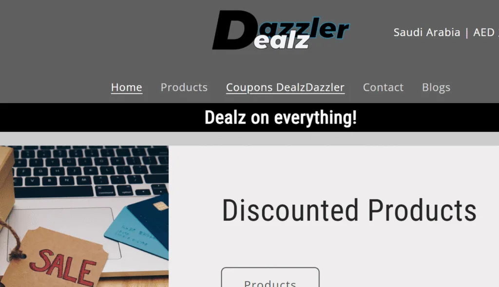 منصة Dealz Dazzler: وجهتك المثالية للتسوق أونلاين