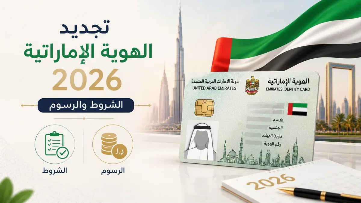 كيفية تجديد الهوية الإماراتية 2026