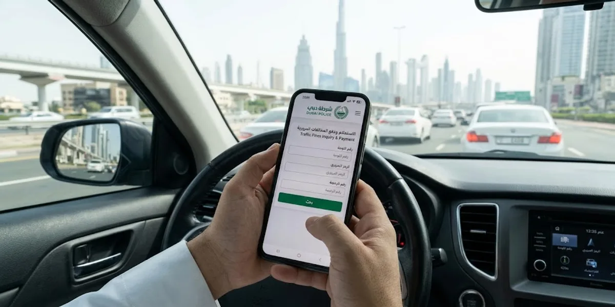 كيفية الاستعلام عن المخالفات المرورية في دبي 2026