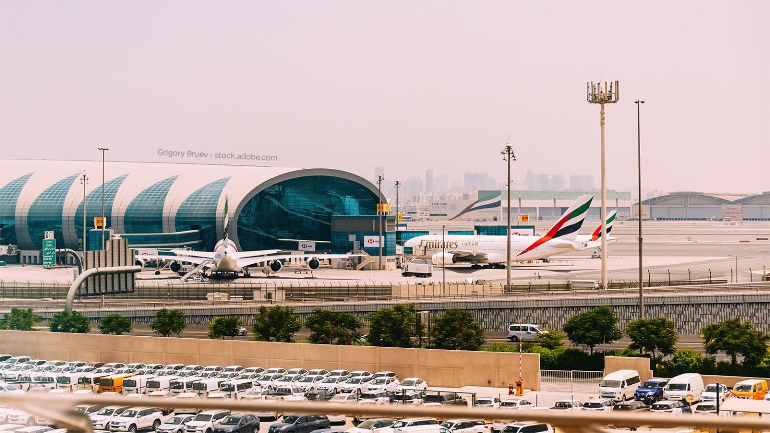 64.5 مليون مسافر عبر مطار دبي الدولي في عام 2023